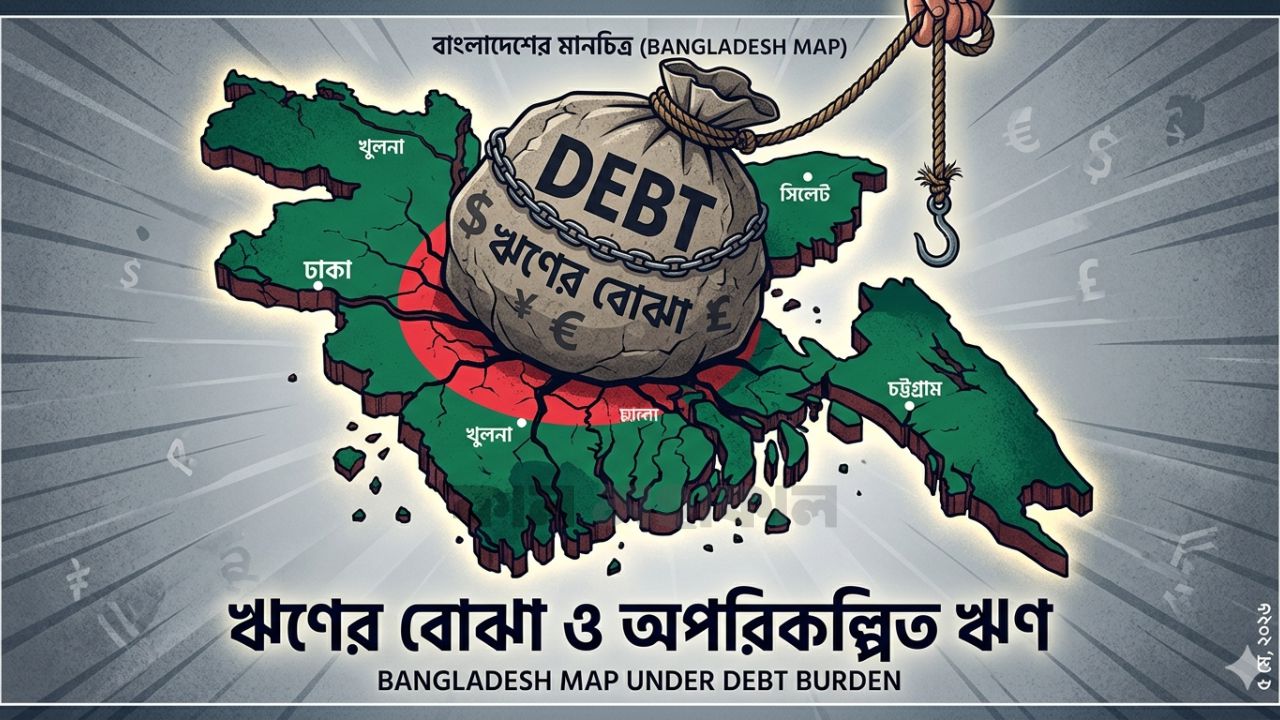 অপরিকল্পিত ঋণের জালে বিপাকে অর্থনীতি, ঝুঁকিতে বাংলাদেশ