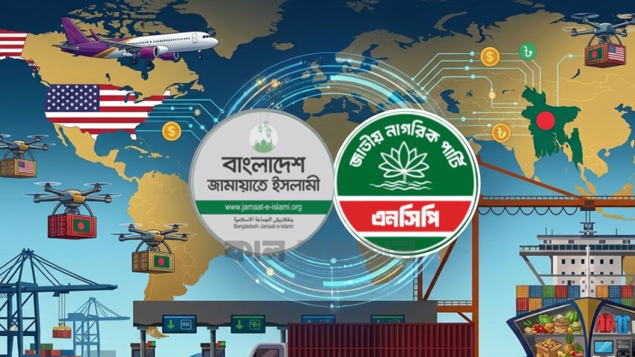 যুক্তরাষ্ট্র-বাংলাদেশ বাণিজ্য চুক্তি: জামায়াত ও এনসিপির রহস্যজনক নীরবতা