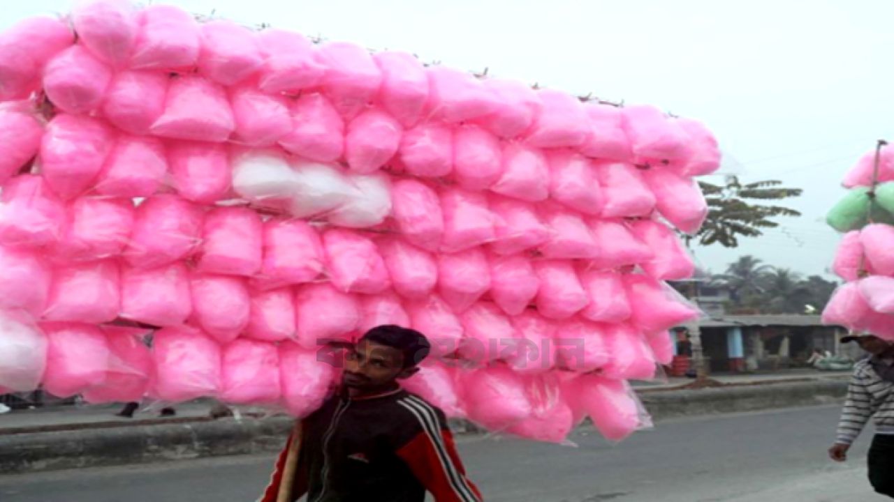 হাওয়াই মিঠাইয়ের রঙিন মোড়কে বিষের হাতছানি