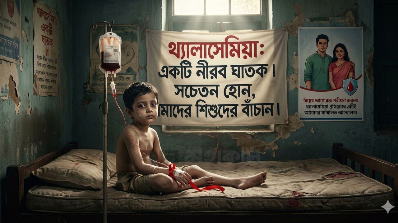 প্রতি ৯ জনে একজন থ্যালাসেমিয়ার বাহক: হুঁশিয়ারি বিশেষজ্ঞদের 