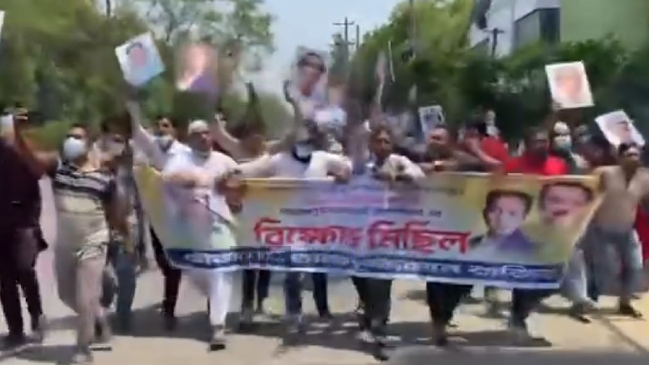 আসাদগেটে নিষিদ্ধ আওয়ামী লীগের ঝটিকা মিছিল, পুলিশ যাওয়ার আগেই পলায়ন