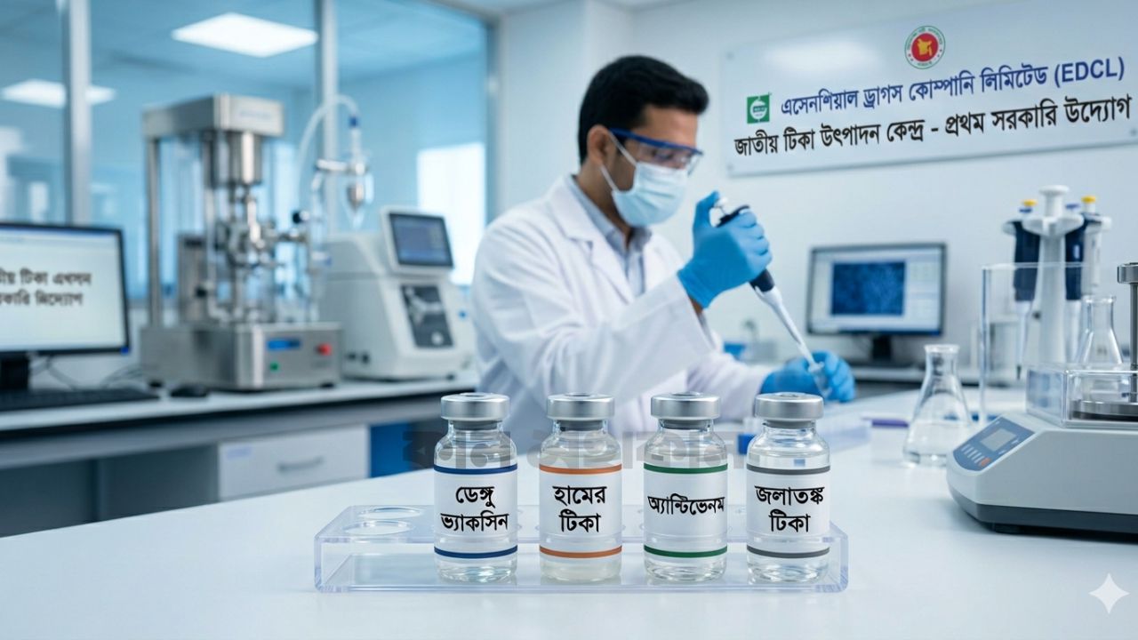 দেশে প্রথম সরকারি উদ্যোগে তৈরি হচ্ছে জলাতঙ্ক -ডেঙ্গু-হামের টিকা ও অ্যান্টিভেনম