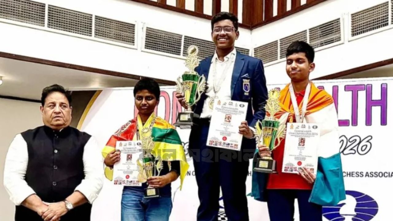 সাকলাইনের স্বর্ণজয়: লঙ্কাদ্বীপে উড়ল বাংলাদেশের পতাকা