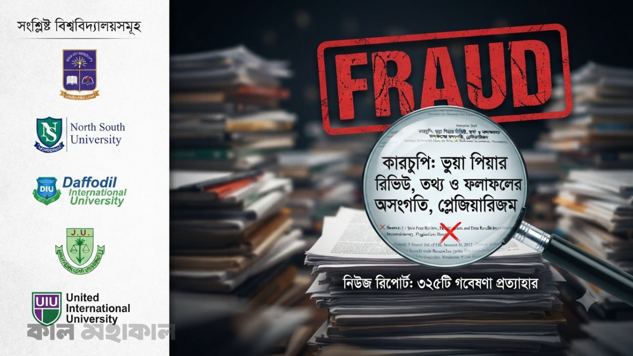 গবেষণায় জালিয়াতি: আন্তর্জাতিক অঙ্গনে প্রশ্নবিদ্ধ দেশের উচ্চশিক্ষা