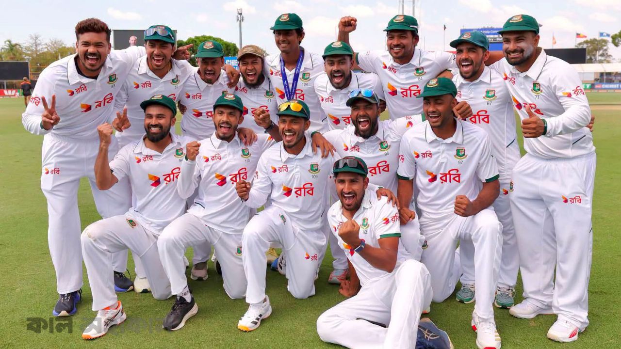 অস্ট্রেলিয়ার মাটিতে ইতিহাস গড়লো টাইগাররা,  ৯ উইকেটে ৪ দিনেই টেস্ট জয়